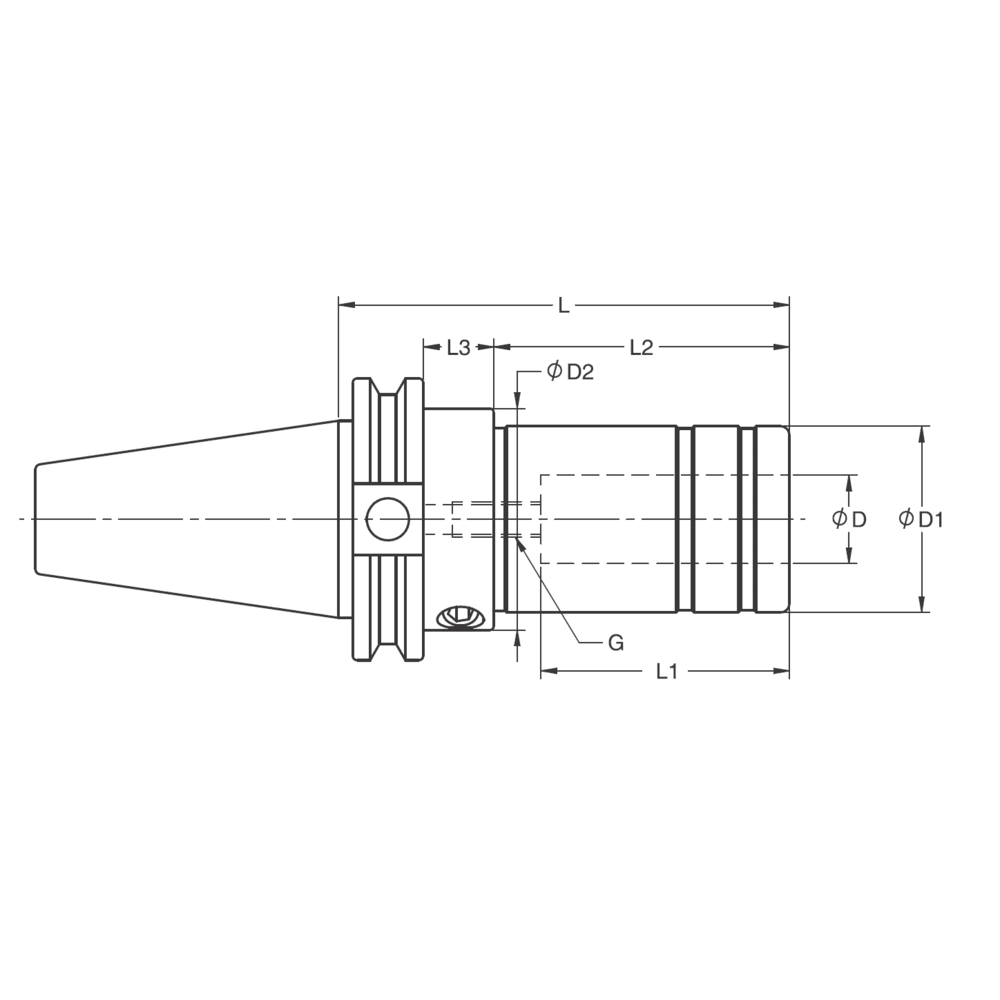AccuPlus™ CATP50 AccuClamp™ Face Contact Hydraulic Chuck - Image 2