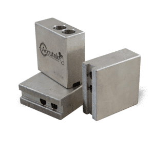 Aluminum Flat Serrated Top Jaws